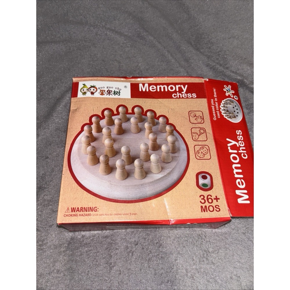Kids Wooden Memory Match Stick Chess Game Educational Brain Training‎ Toy Gifts